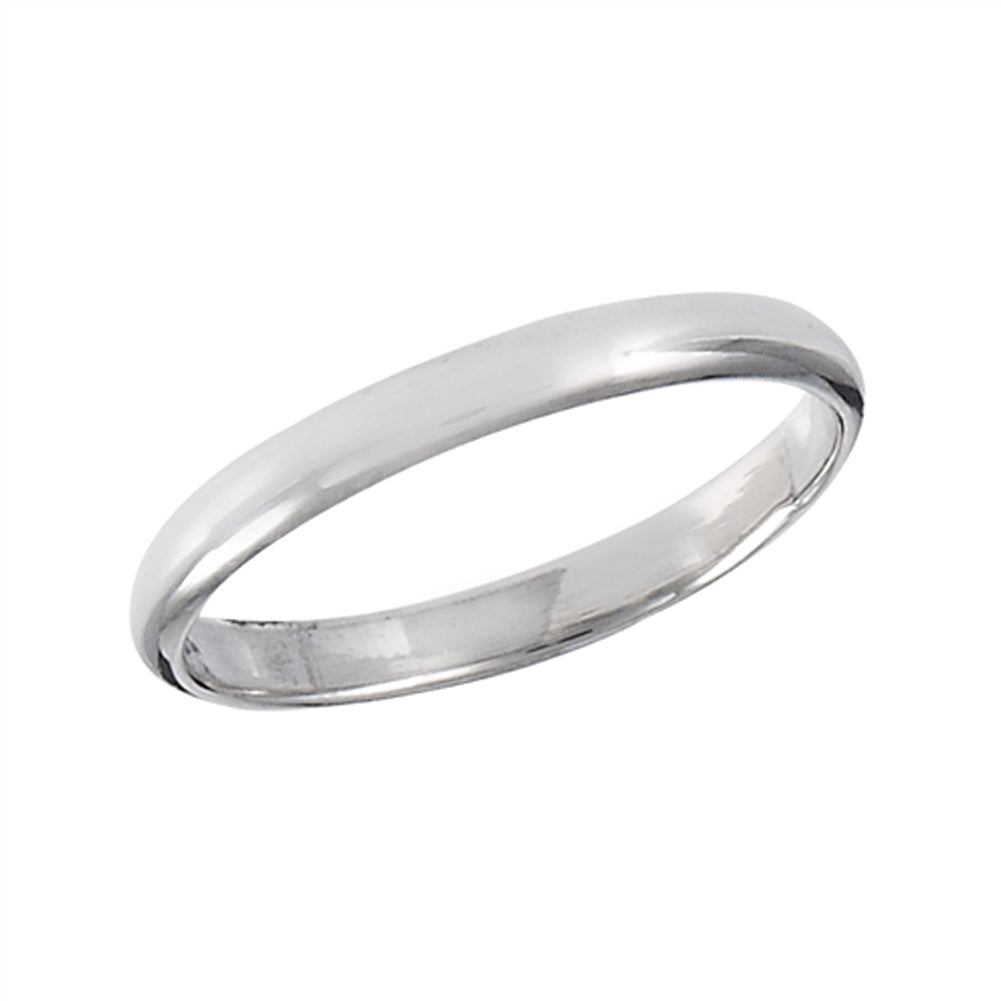 Men's Wedding Band 2mm Classic Ring New .925 Sterling Silver Sizes 1-10