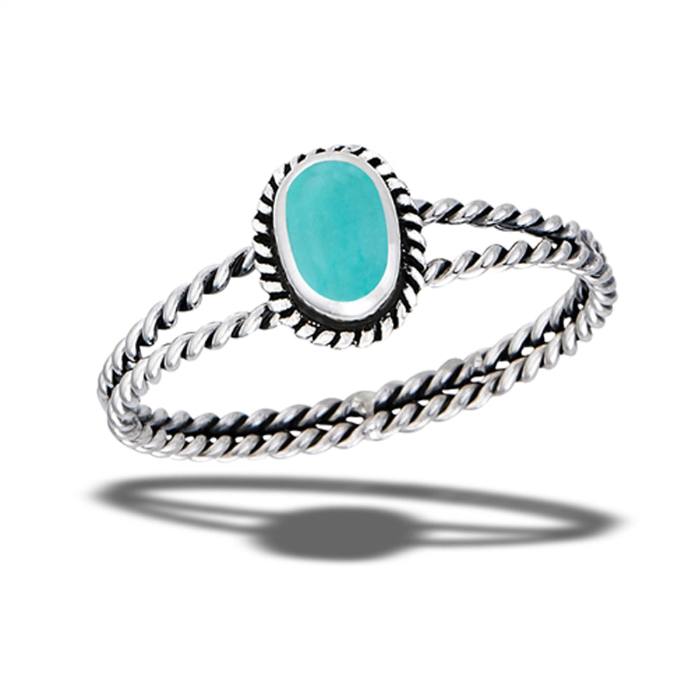 Boho Rope Knot Ring New .925 Sterling Silver Band Sizes 4-8