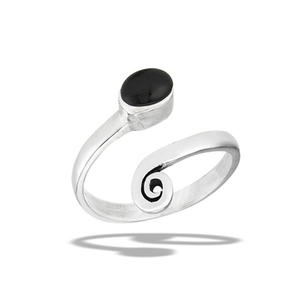 Sterling Silver Black Onyx Ring