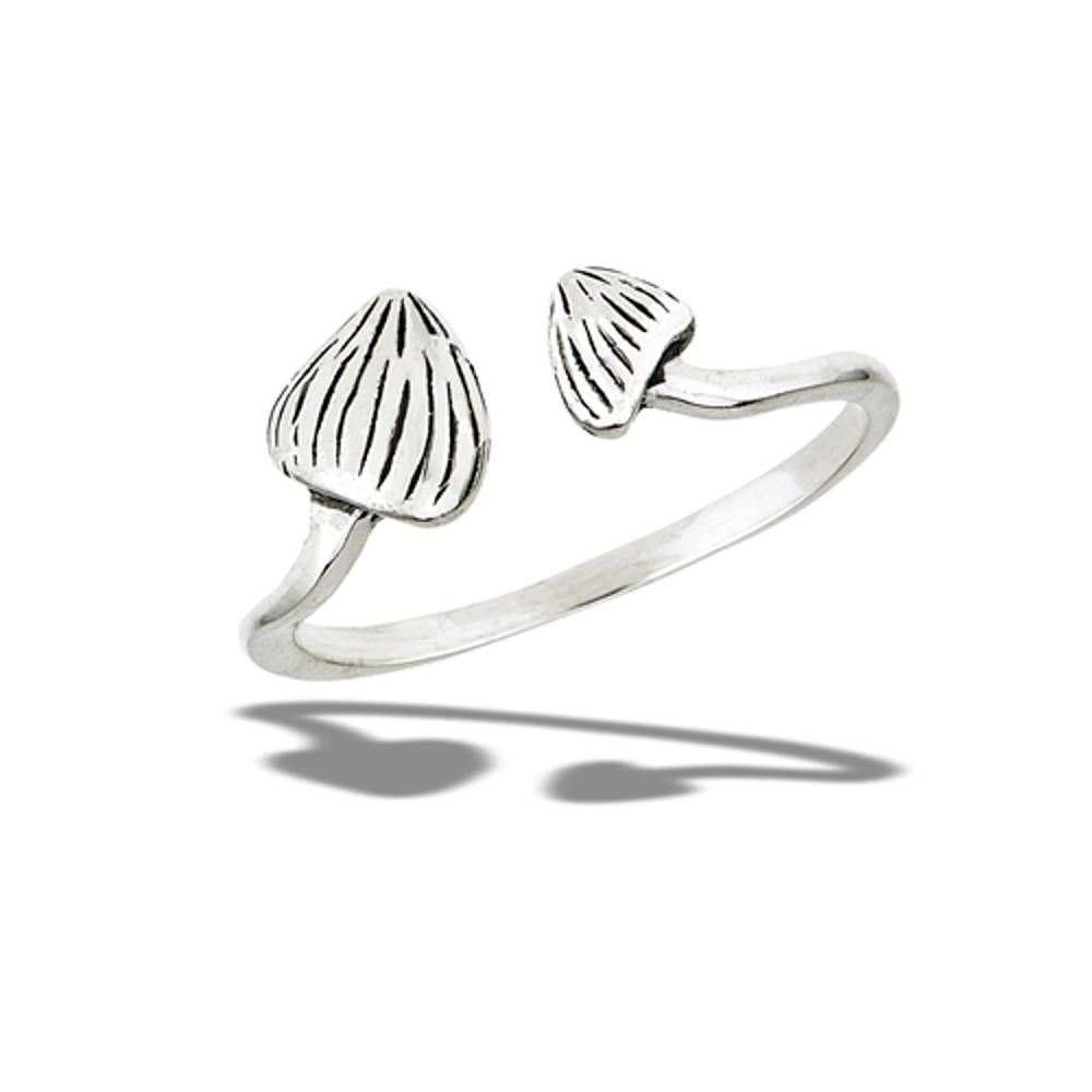 Sterling Silver Mushroom Ring