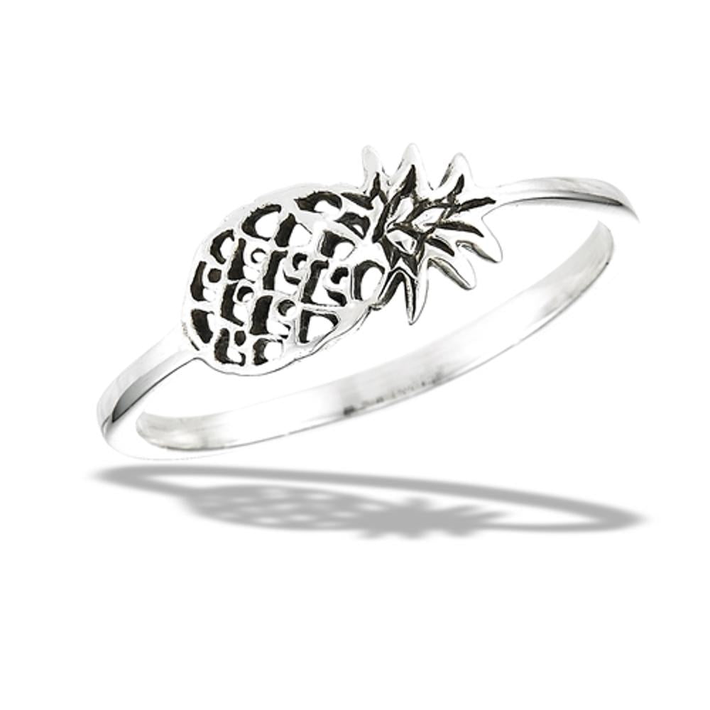 Sterling Silver Pineapple Ring