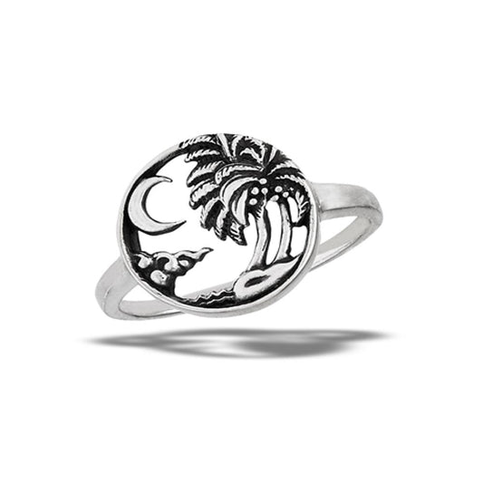 Sterling Silver Island Beach Ring