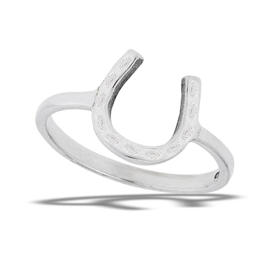 Sterling Silver Horseshoe Ring