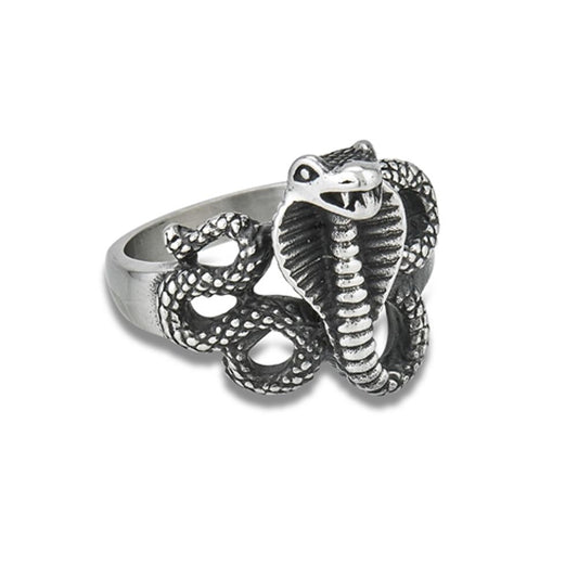 Stainless Steel Cobra Ring