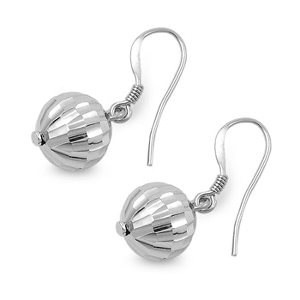 Ball Earrings .925 Sterling Silver