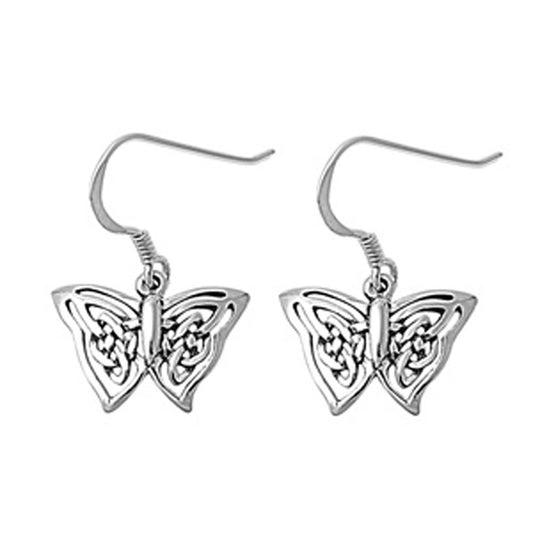 Butterfly Earrings .925 Sterling Silver