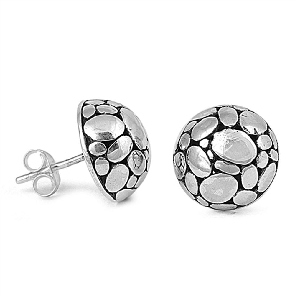 Bubble Earrings .925 Sterling Silver