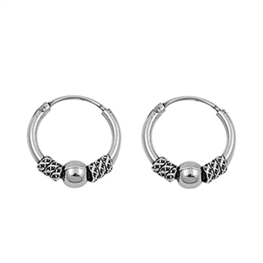 Bali Earrings .925 Sterling Silver