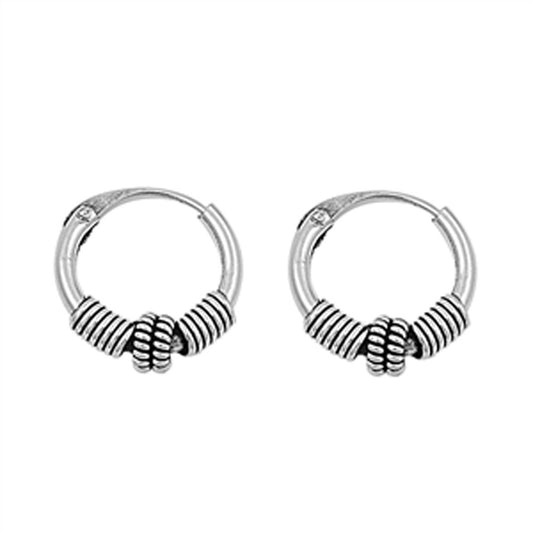 Bali Earrings .925 Sterling Silver