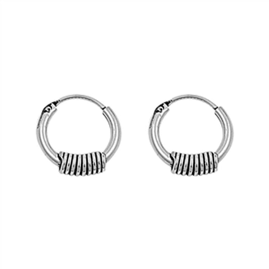 Bali Earrings .925 Sterling Silver