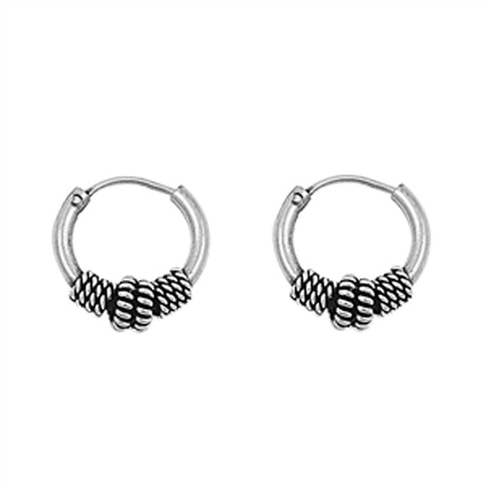 Bali Earrings .925 Sterling Silver