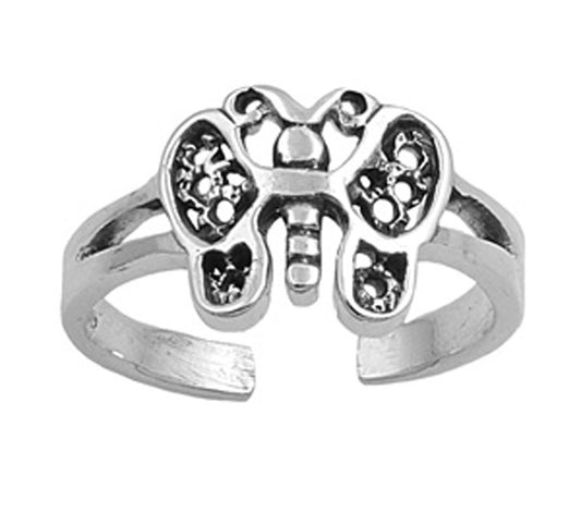 Butterfly .925 Sterling Silver Toe Ring