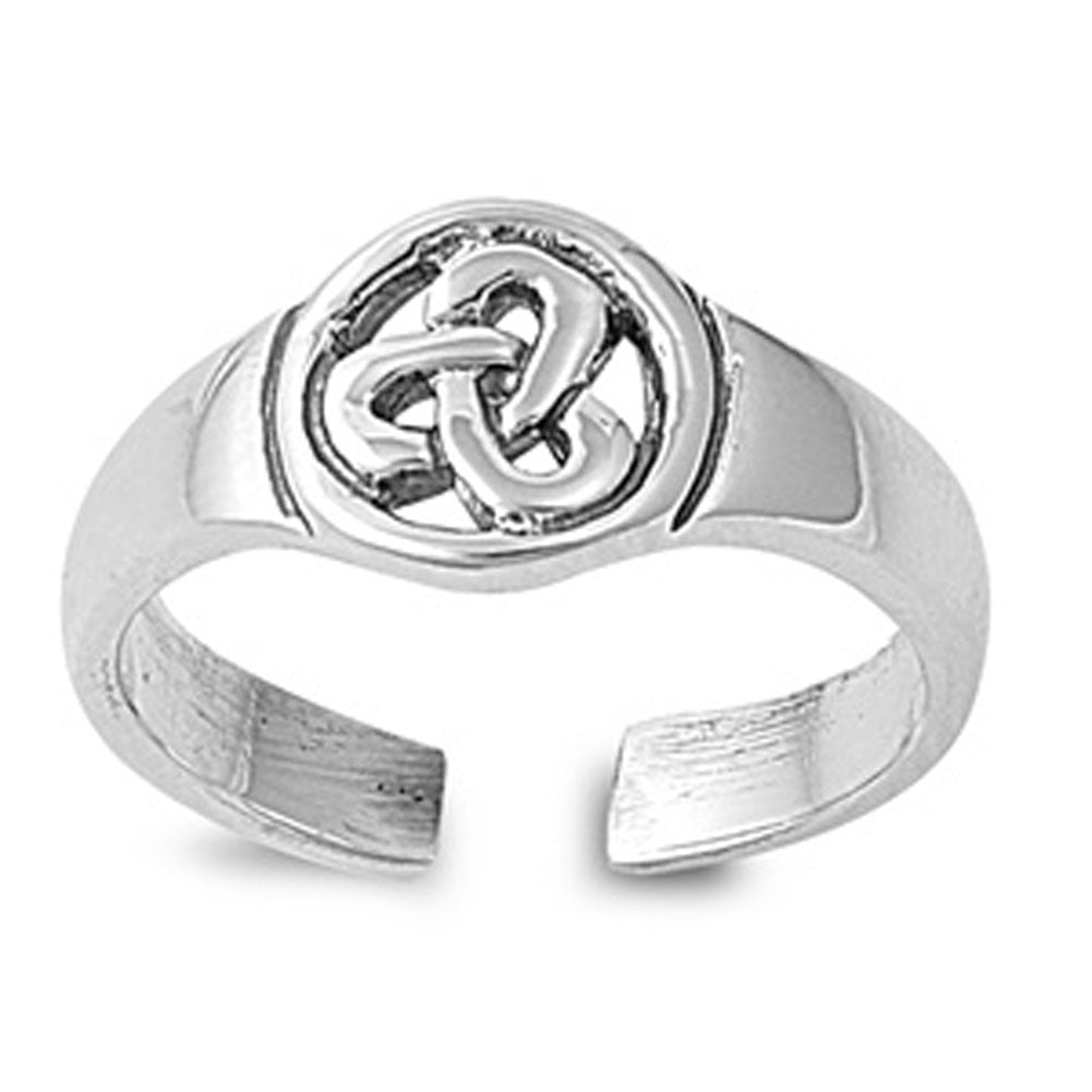 Celtic Knot .925 Sterling Silver Toe Ring