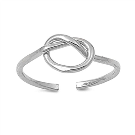 Knot .925 Sterling Silver Toe Ring