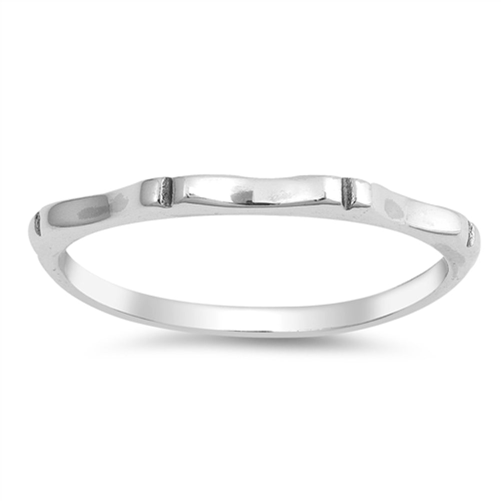 Thin Classic Polished Thumb Ring New .925 Sterling Silver Band Sizes 4-10