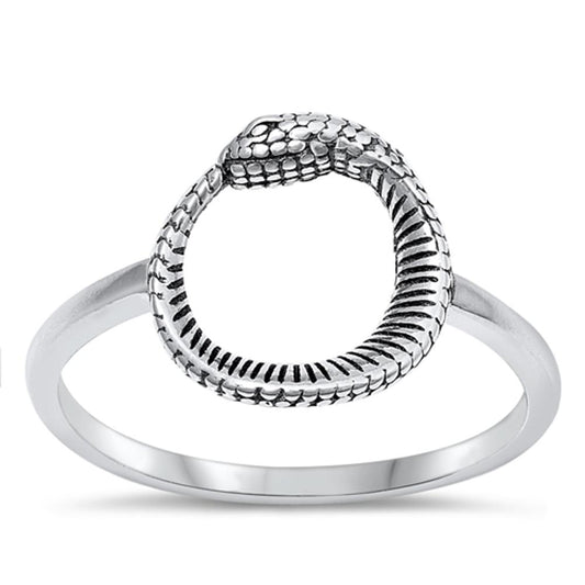 Sterling Silver Snake Ring