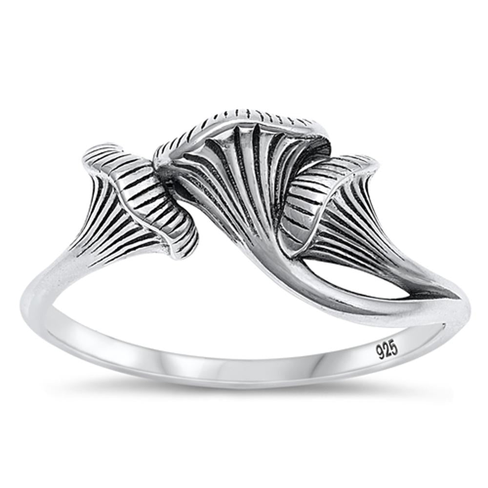 Sterling Silver Mushroom Ring