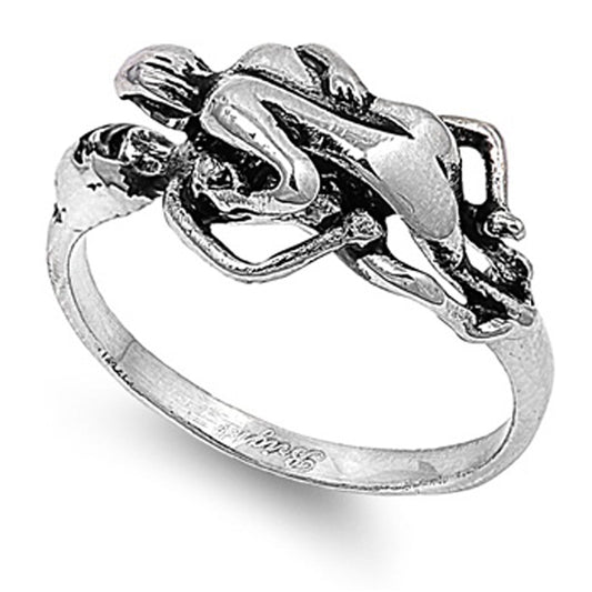 Missionary Sex Kama Sutra Ring Love Baby Making Stainless Steel Band Sizes 5-15